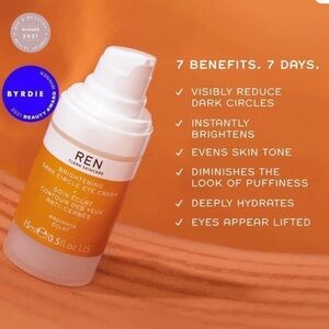 NWT REN Skincare Radiance Brightening Dark Circle Eye Cream - FULL SIZE